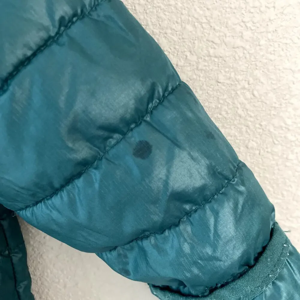 Primary Baby Lightweight Puffer Suit One Piece Spruce Green 12-18M